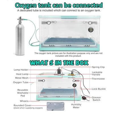 Temperature controlled puppy incubator