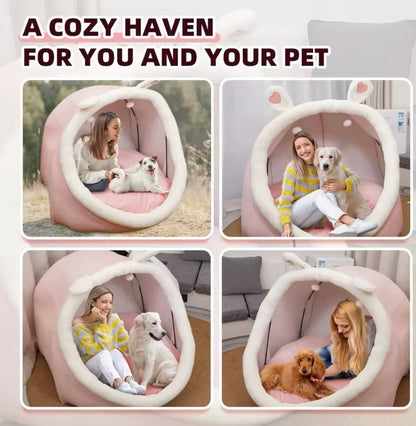 Cuddle Cove Human Dog Bed, Human Size Dogs Beds with Soft MATS，Large Dogs Beds Can Be Washed, Dog Bed