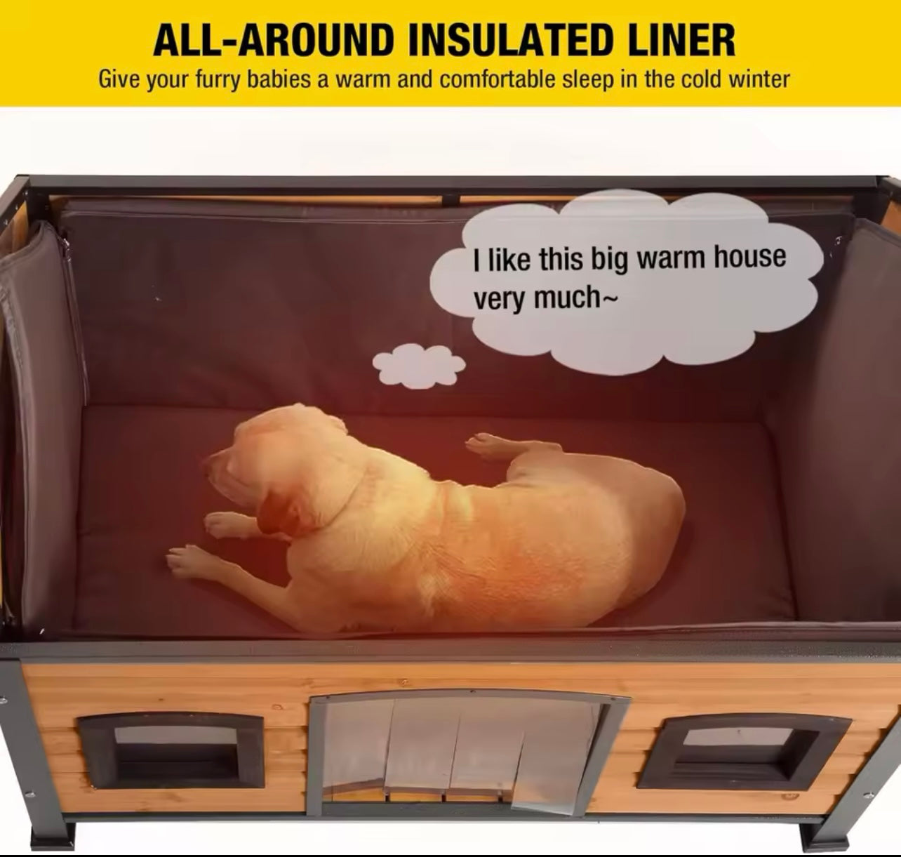 Insulated dog house