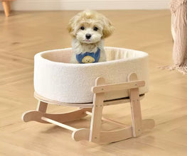 Rocking dog bed
