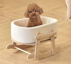 Rocking dog bed