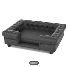 Dog bed faux leather