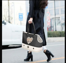 Ashley heart pet carrier