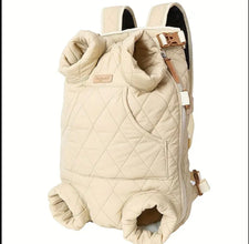 Adjustable quilted pet carrier