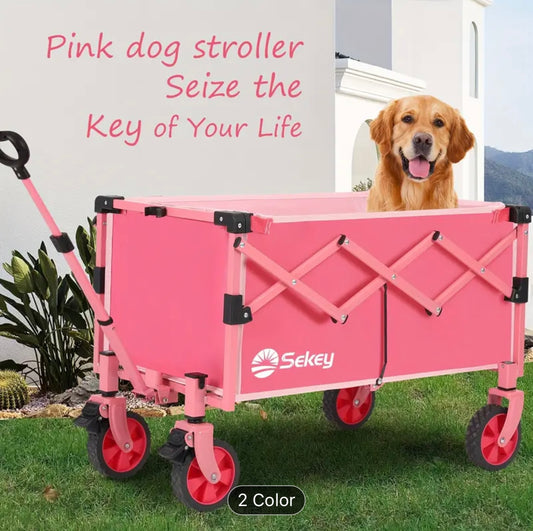 Collapsible dog wagon