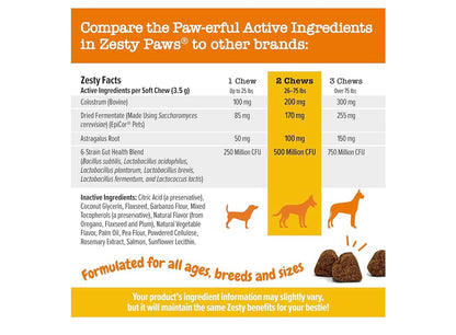 Zesty paws allergy supplement