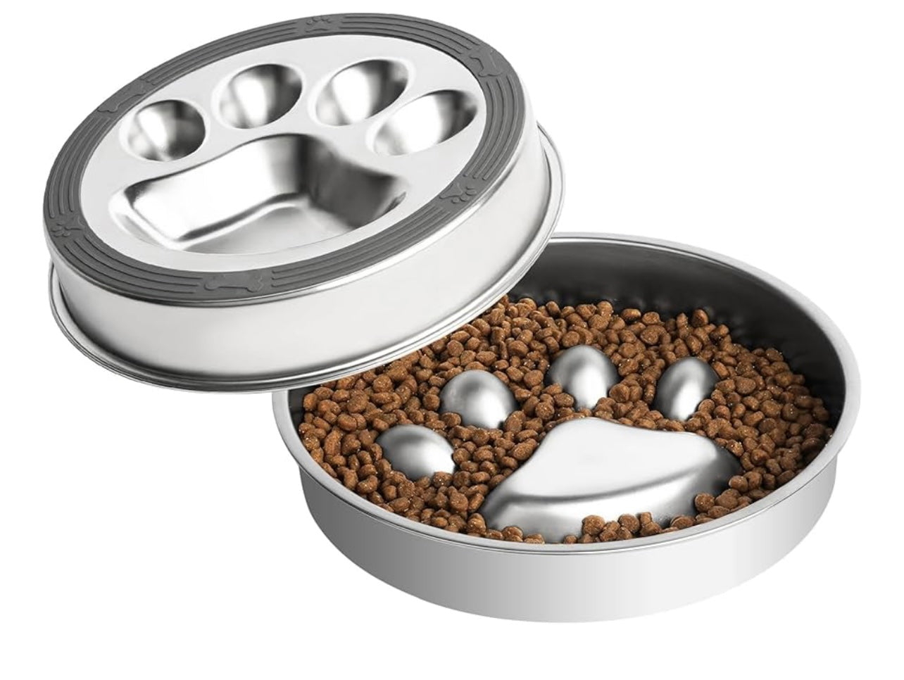 Slow feeder pet bowl